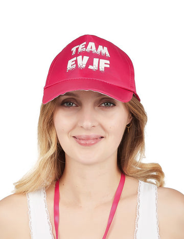 Růžová čepice Team EVJF