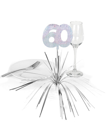 Mise en situation du centre de table 60 ans