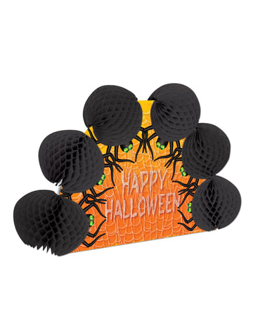 Šťastný Halloween Pavouk Středový prvek 15 x 21 cm