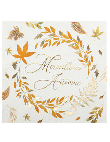 16 ubrousků Kouzelné podzimní 33 x 33 cm 