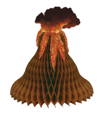 Papírová dekorace s motivem voštiny Volcano 38 cm