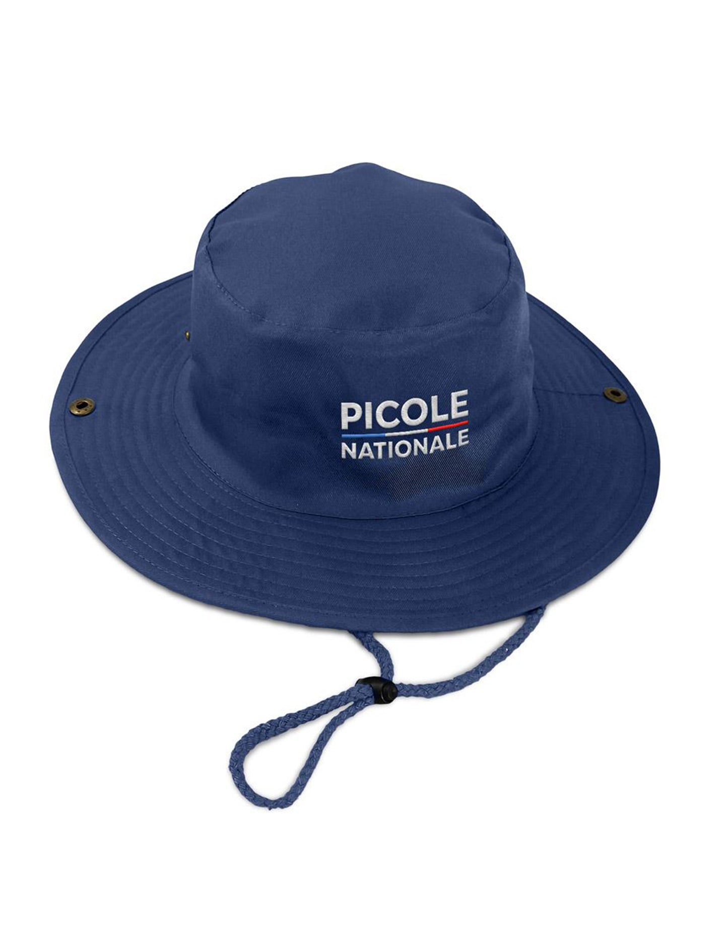 Modrý klobouk s provázkem Picole Nationale 