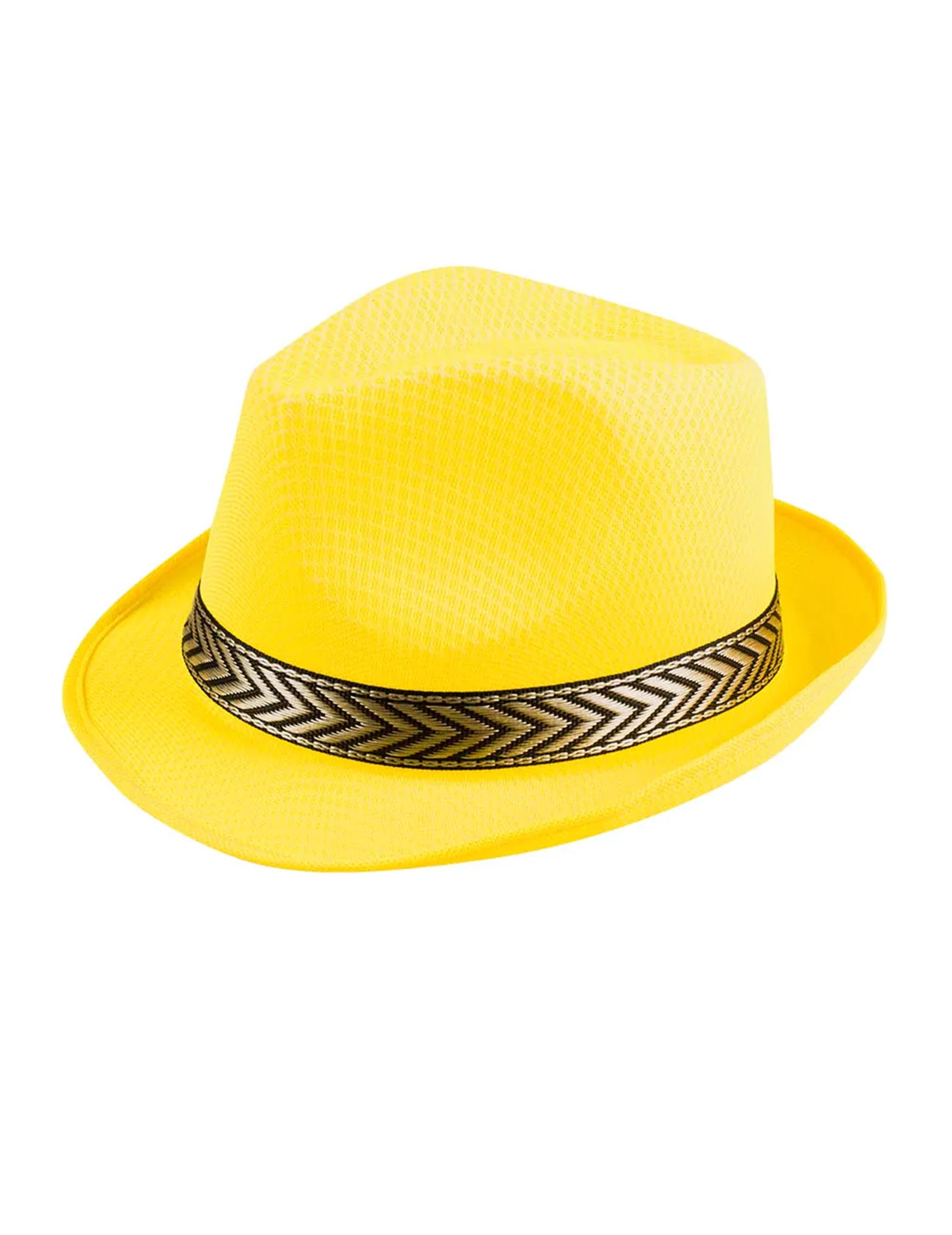 Vue de trois-quarts du chapeau borsalino trilby