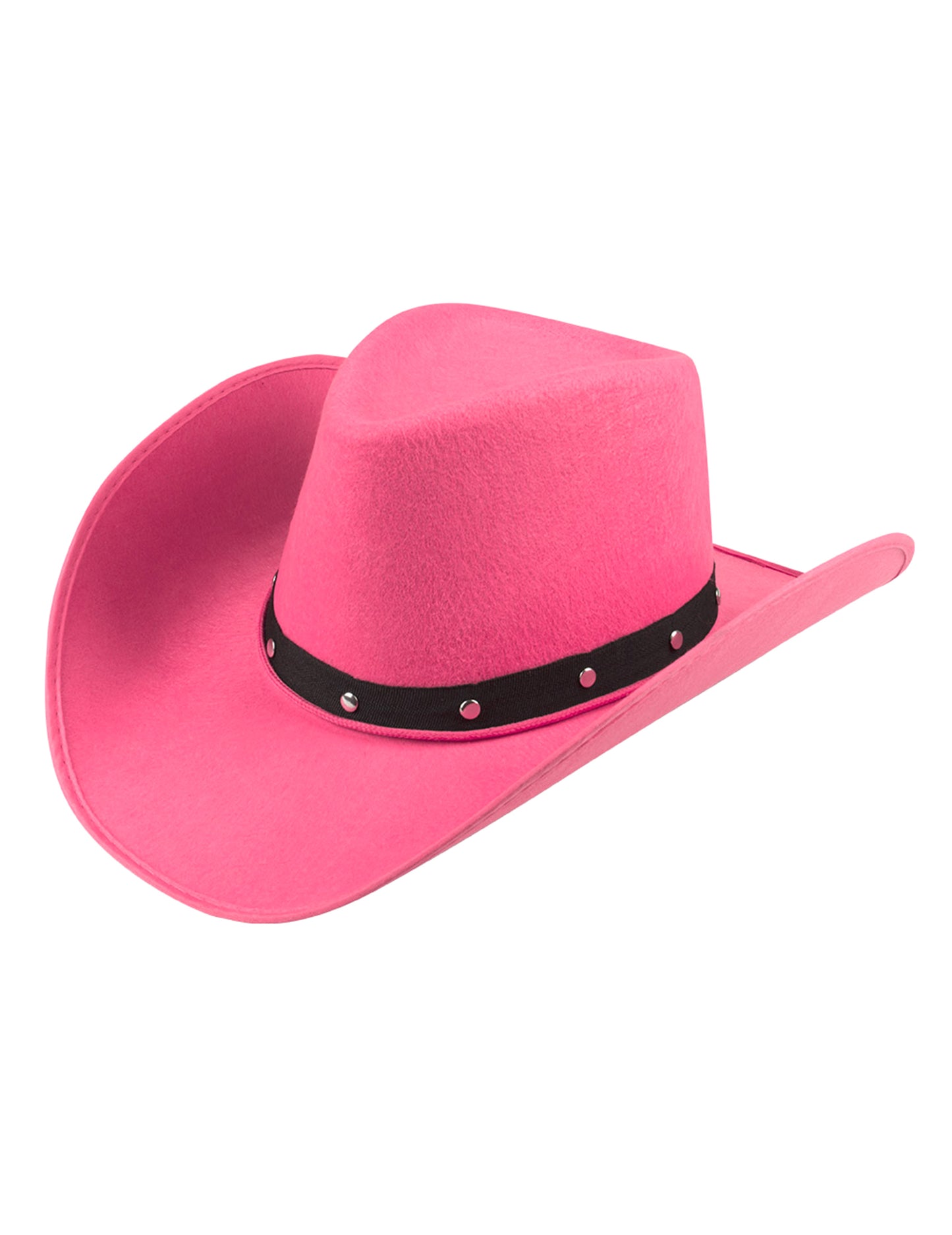 Kovbojský klobouk růžový a černý pro dospělé