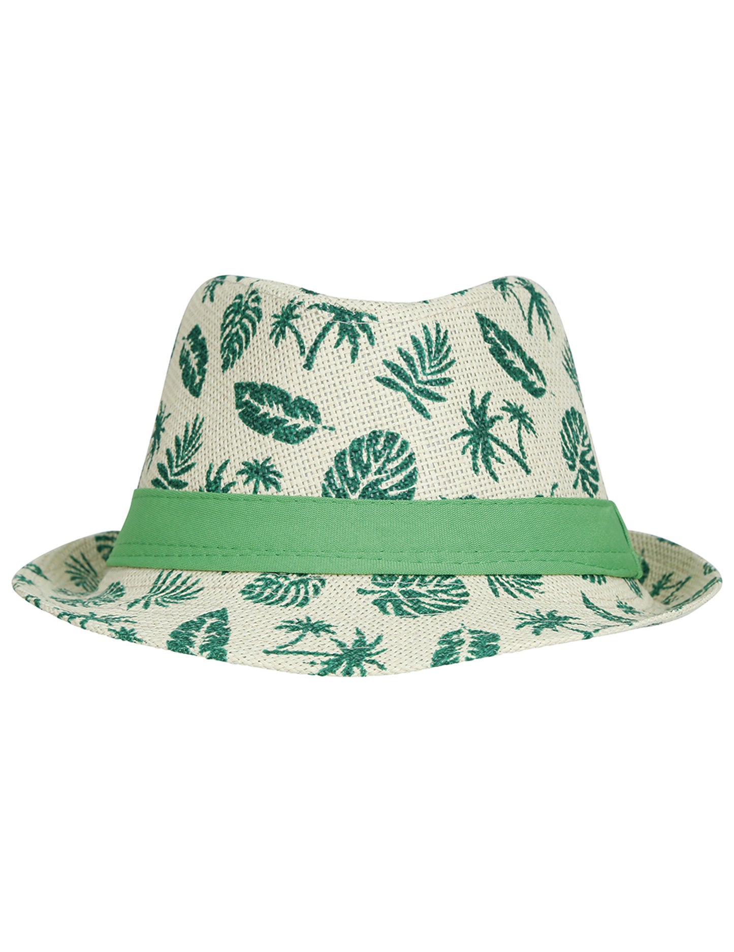 Chapeau d'été enfant motif feuille
