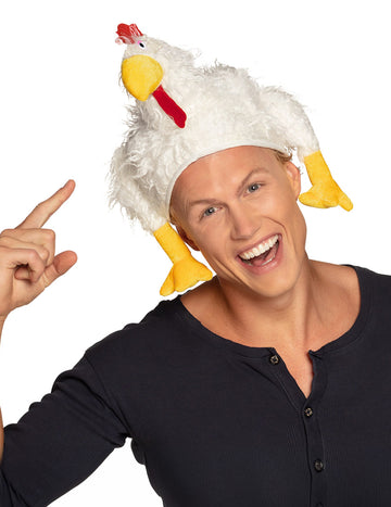 Bílý kohoutí klobouk