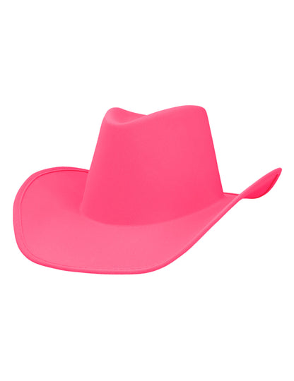 Vue de profil du chapeau de cowboy pour adulte
