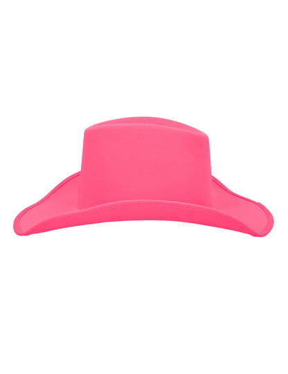 Vue de dos du chapeau de cowboy pour adulte