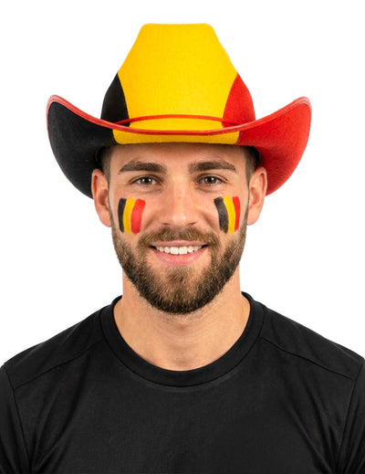 Cowboy klobouk pro dospělé fanoušky Belgie
