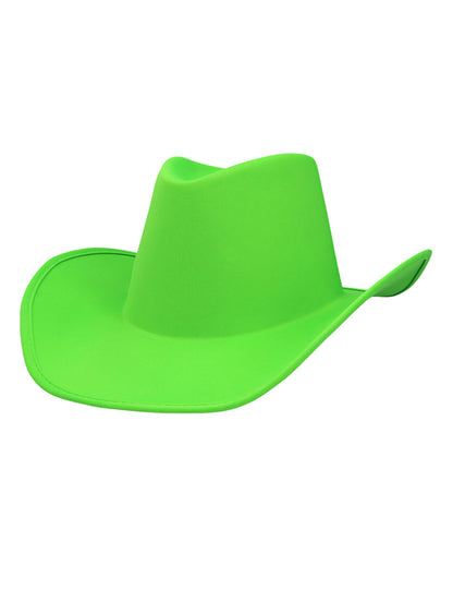 Vue de profil du chapeau de cowboy pour adulte