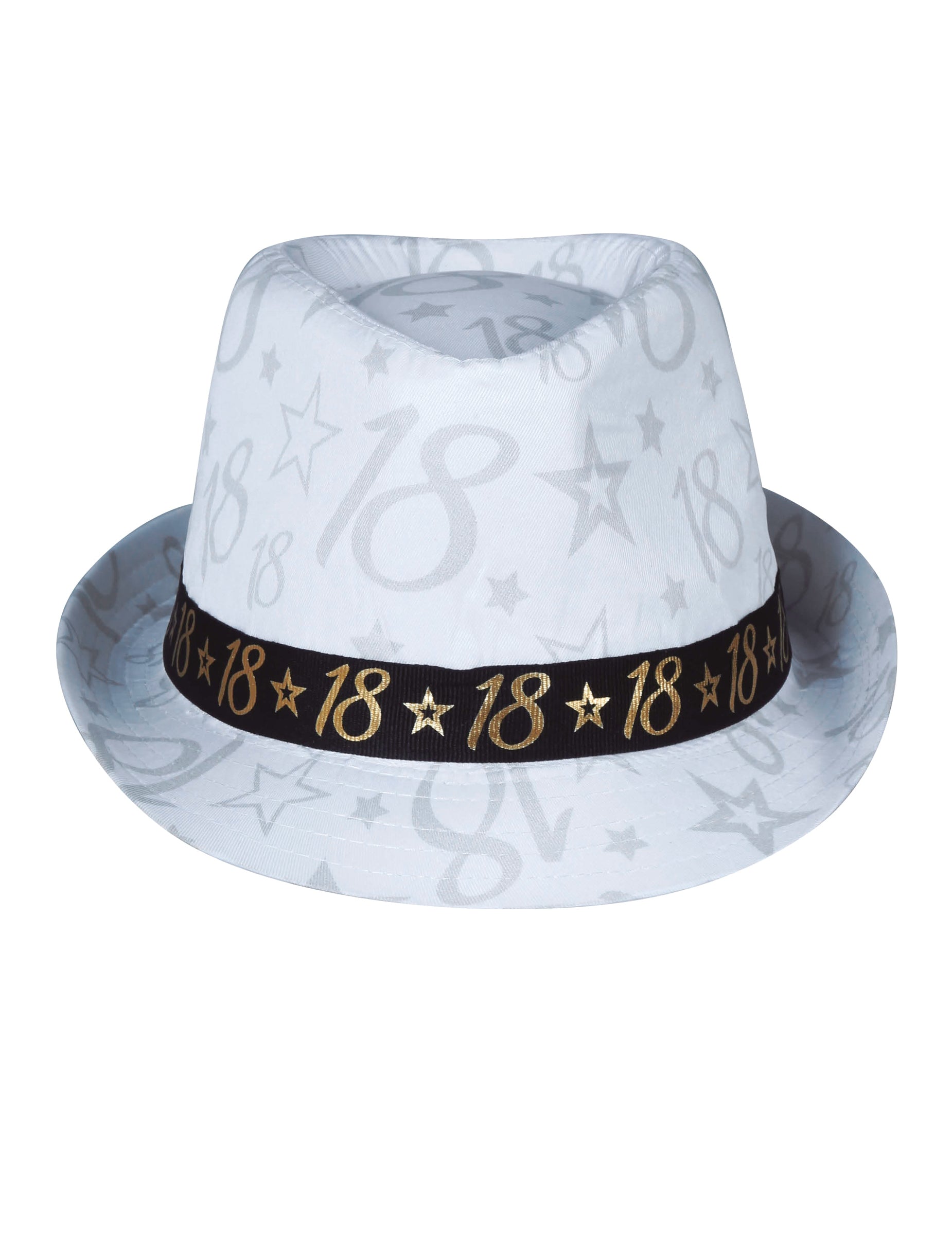 Vue de face du Chapeau de gangster 18 ans
