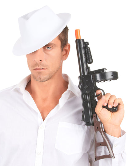 Klobouk pro dospělé bílé gangster