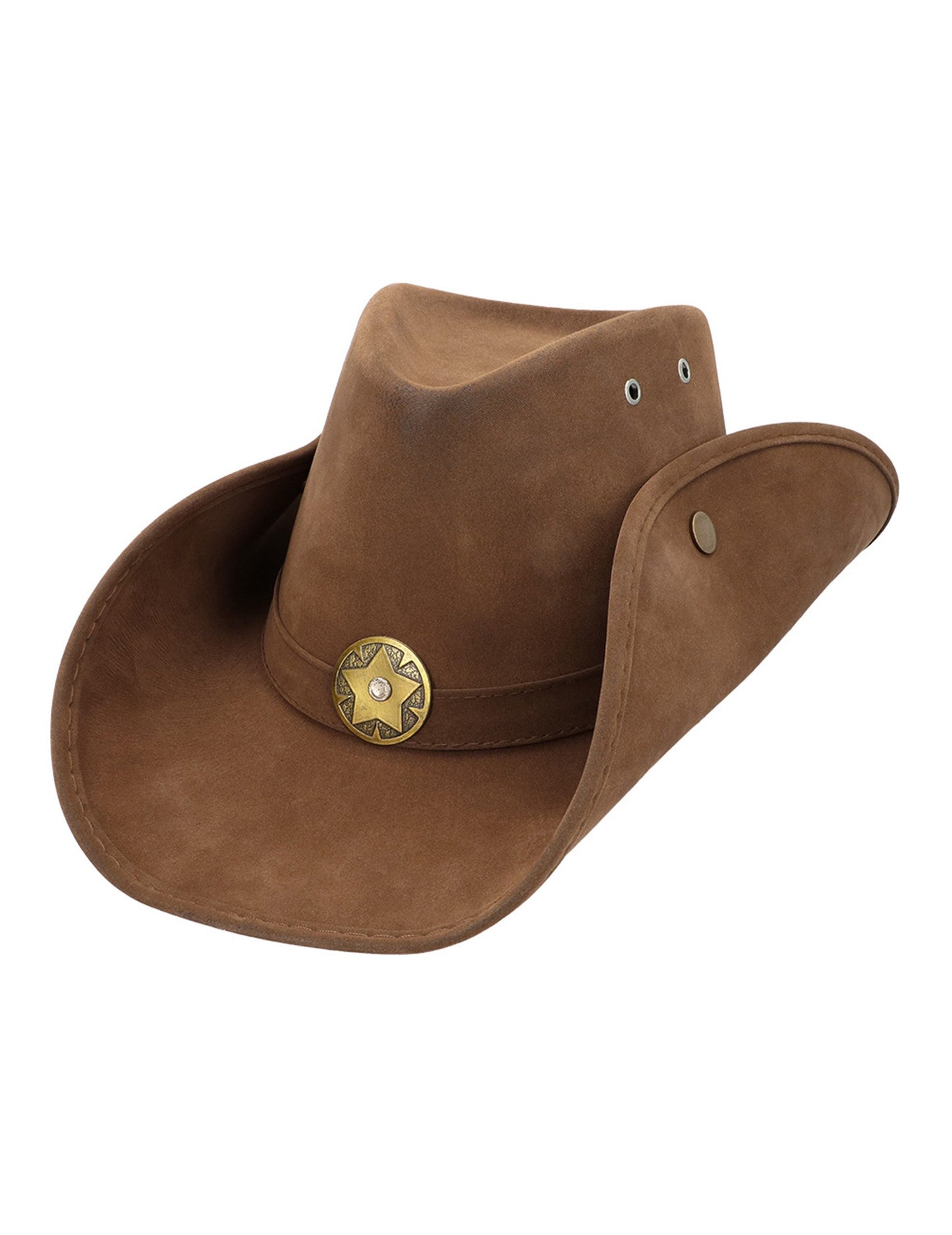 Hnědý šerifský klobouk pro dospělé