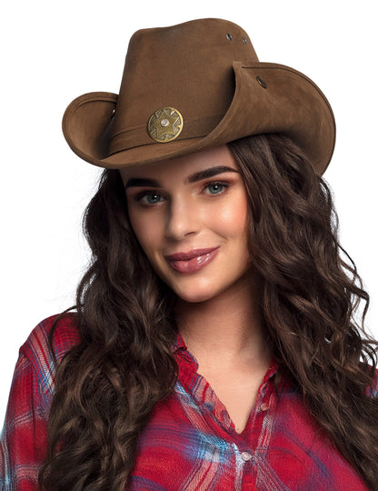 Hnědý šerifský klobouk pro dospělé