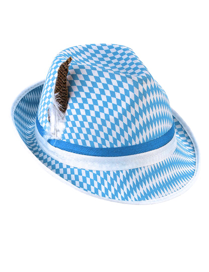 Bavorský klobouk s vlajkou pro dospělé