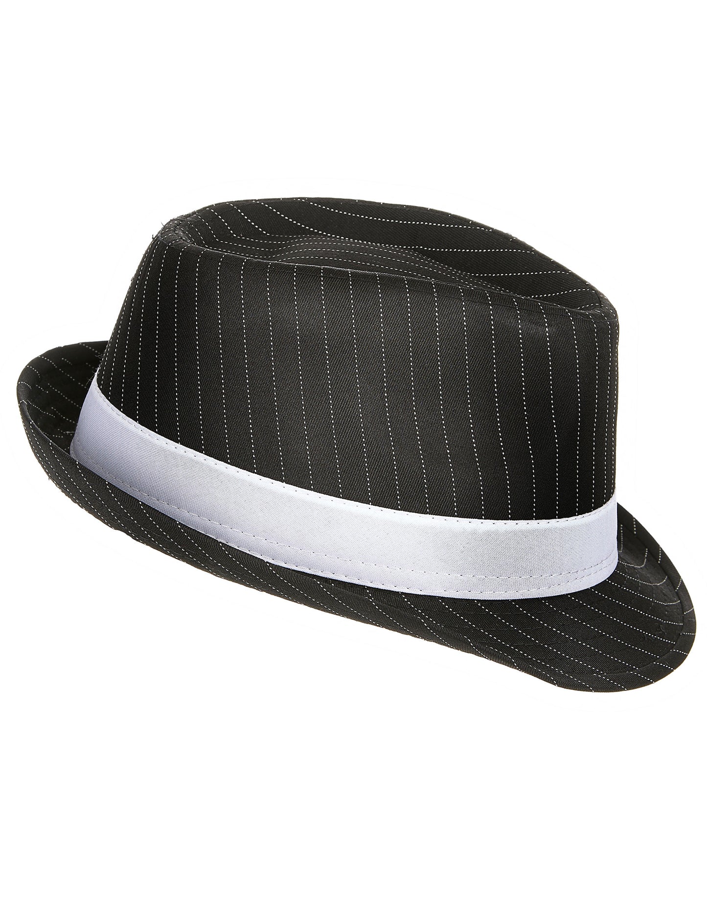 Vue de profil du chapeau gangster pour adulte