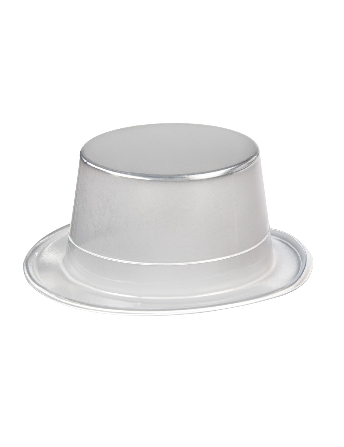 Vue de profil du chapeau haut de forme brillant