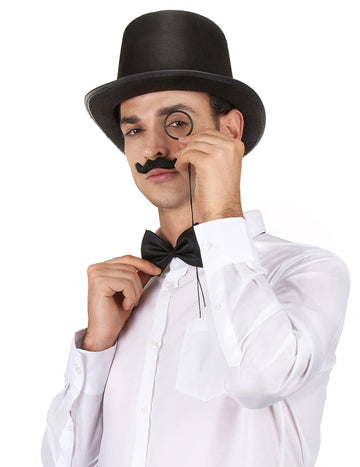 Retro černý cylindr pro dospělé