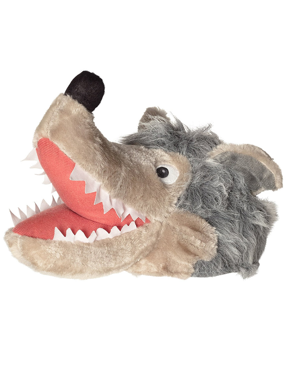 Vue de profil du chapeau loup pour adulte