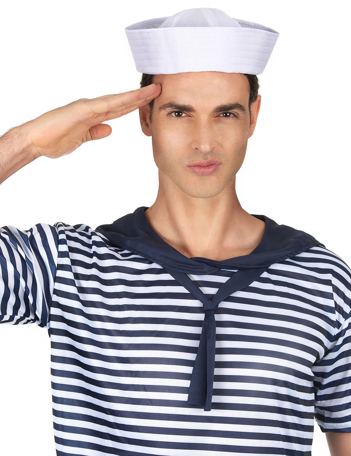 Chapeau de marin pour adulte blanc
