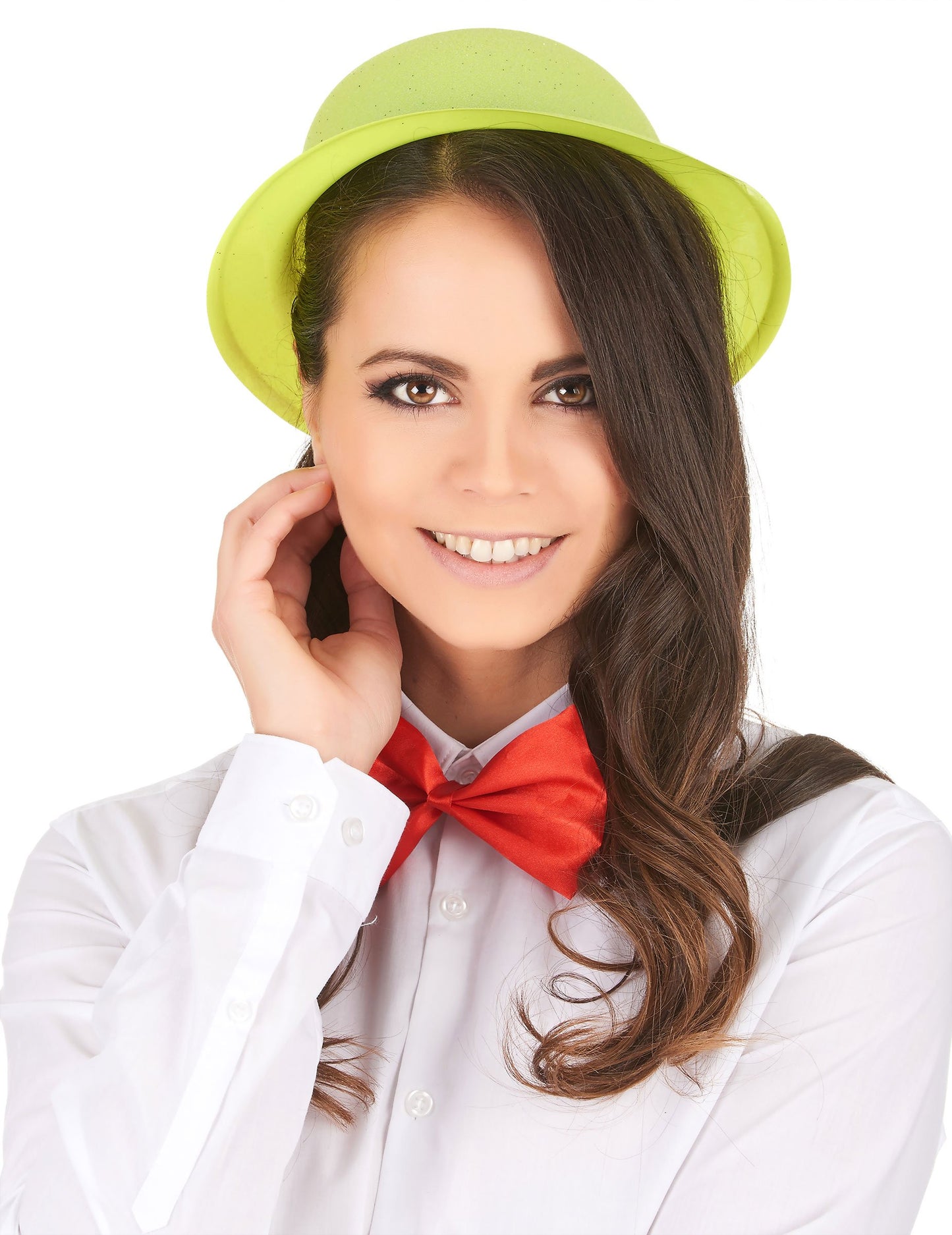 Žlutý flitrovaný buřinek pro dospělé