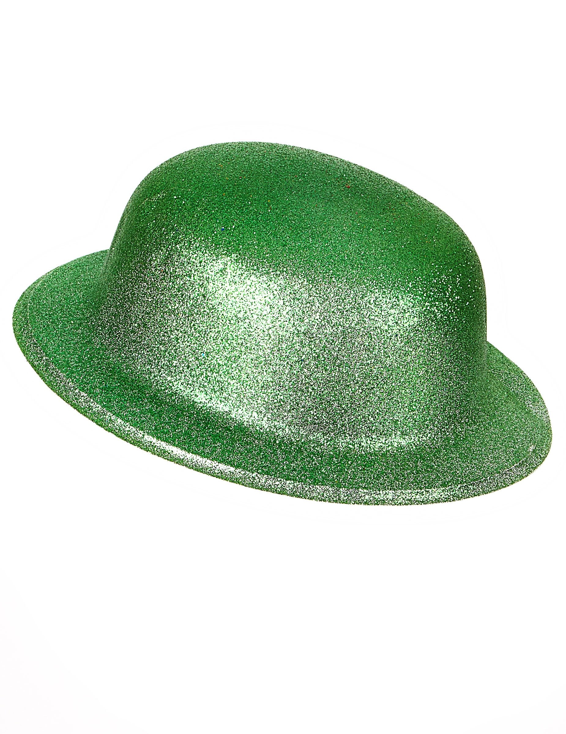 Vue de profil du chapeau melon Saint Patrick