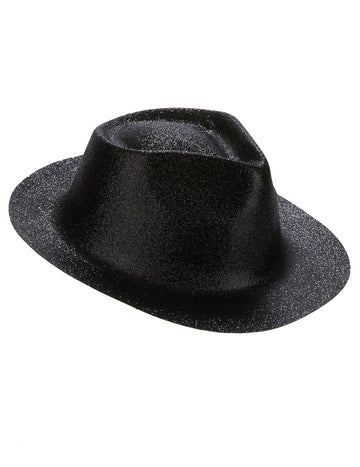 Černá flitrovaná čepice pro dospělé