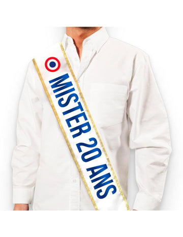 Trikolórní šála Mister 20