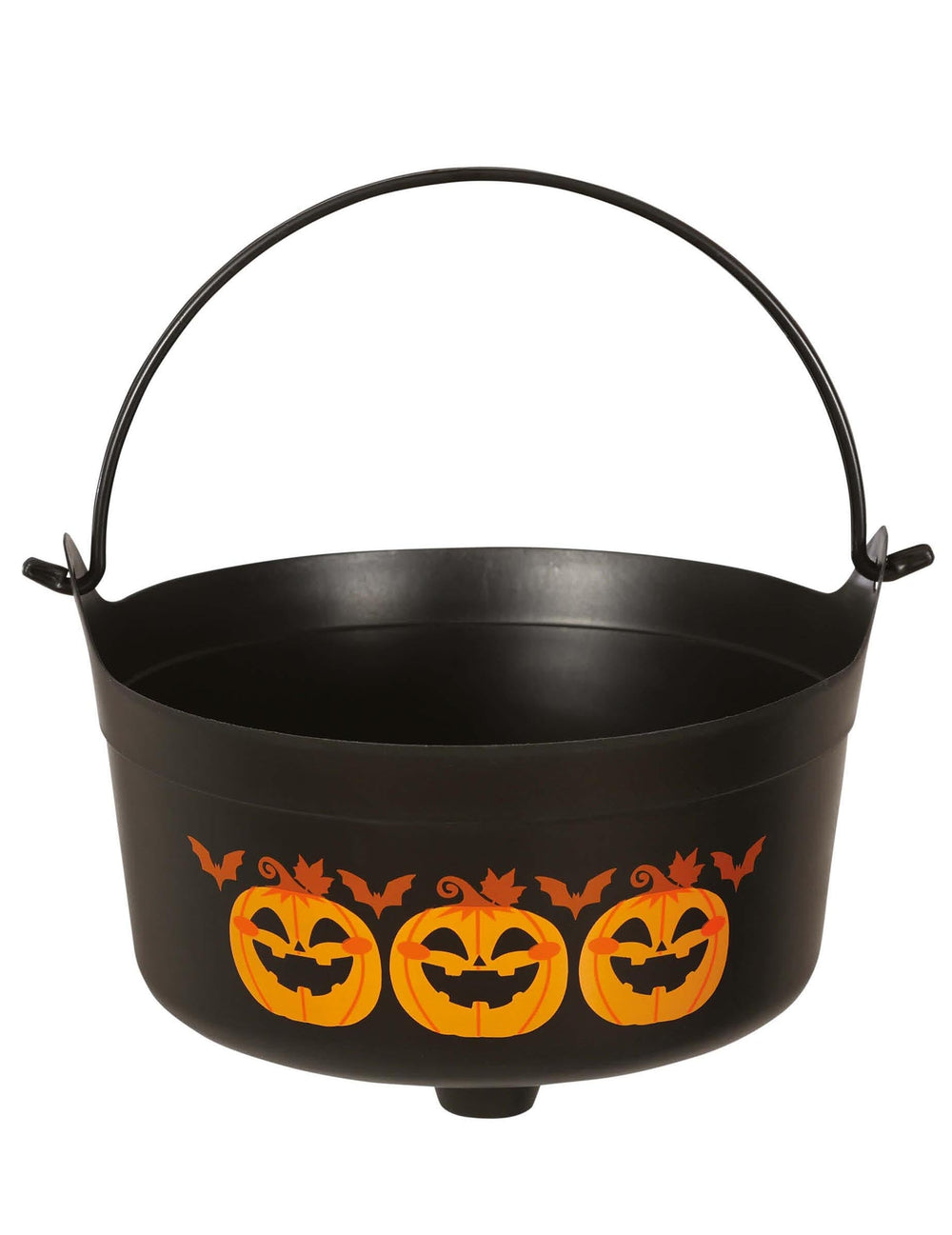 Vue d'ensemble du chaudron citrouilles Halloween