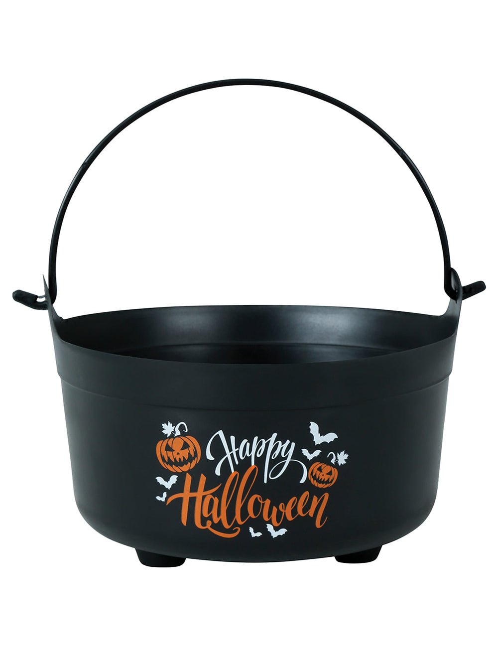 Vue de face du Chaudron Happy Halloween