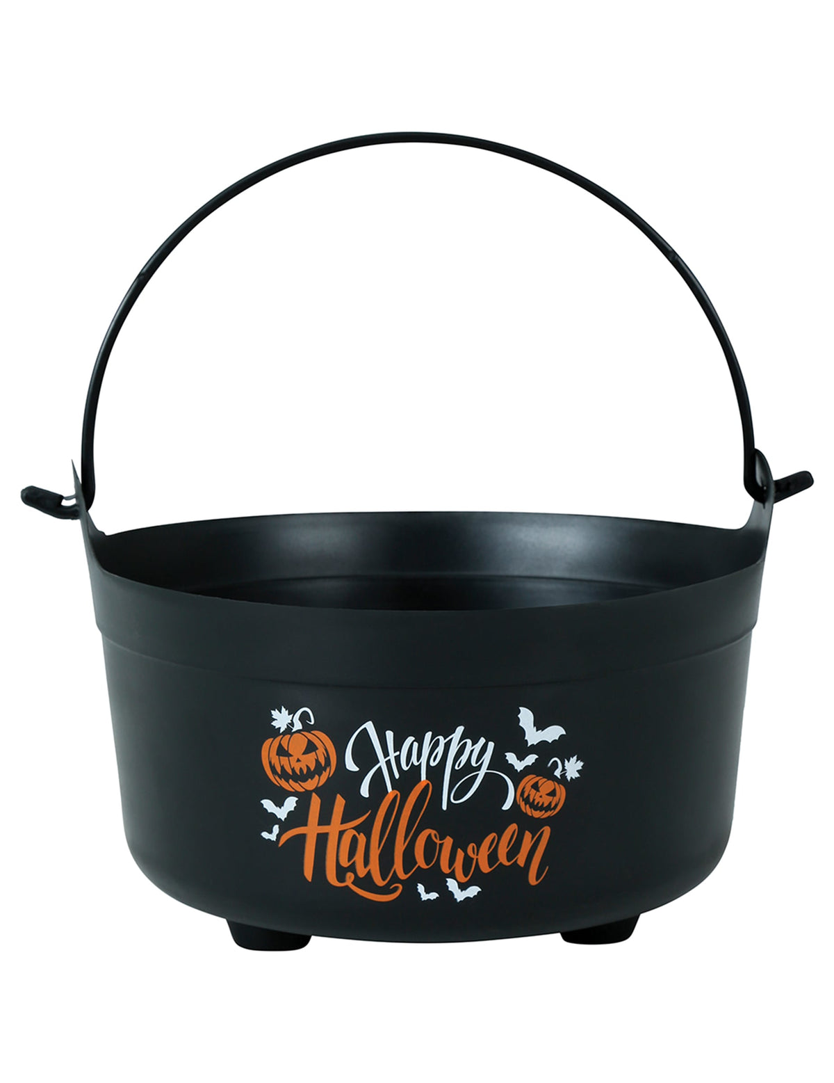 Vue de face du Chaudron Happy Halloween