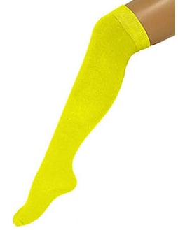 Žluté dlouhé ponožky 53 cm dospělý