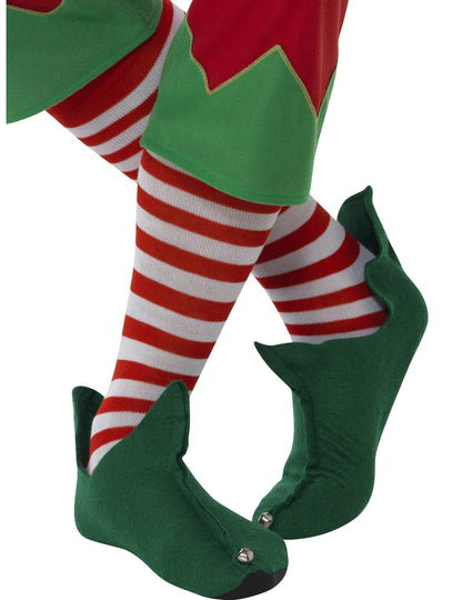 Dospělé červenobílé pruhované ponožky