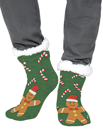 Perníkové termo ponožky pro dospělé