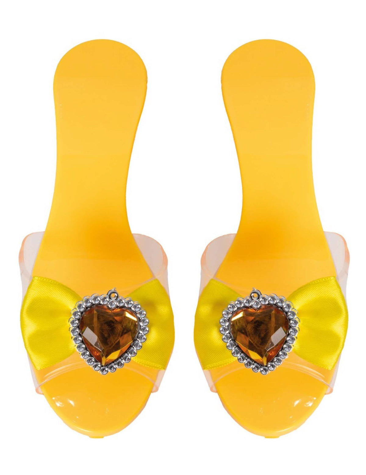 Vue de dessus des chaussures de princesse pour enfant