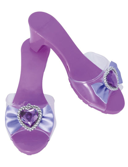 Fialové princeznovské boty pro děti 