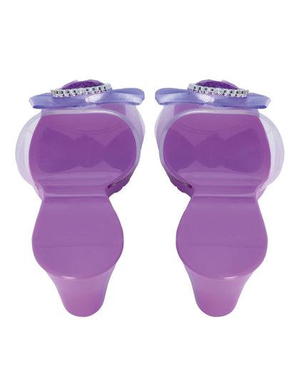 Fialové princeznovské boty pro děti 