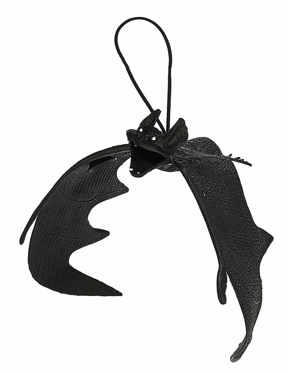 Chauve-souris à suspendre Halloween noire avec élastique