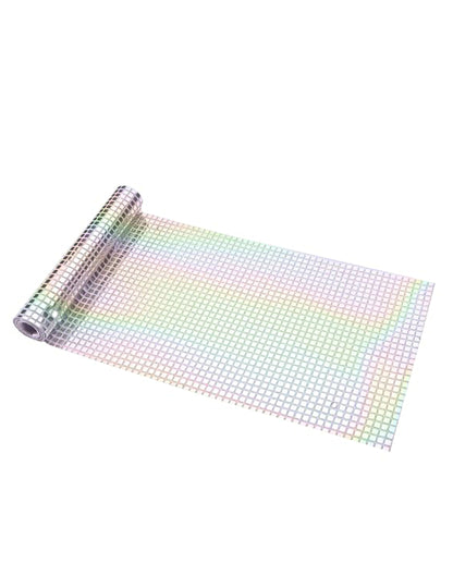 Disko běhoun na stůl s efektem iridescentní diskokoule 3 m