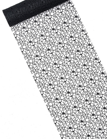 Halloweenský běhoun s pavučinou 28 cm x 5 m