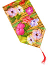 Mise en situation du chemin de table fleur d'hibiscus Hawaï