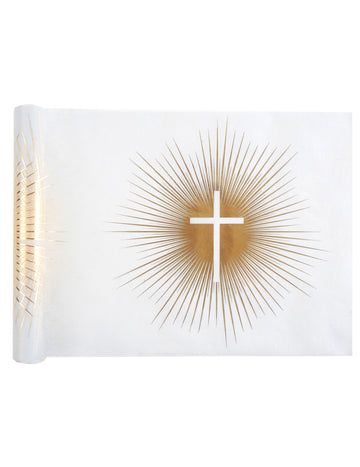 Slavnostní běhoun z netkané zlaté tkaniny 5 m x 30 cm