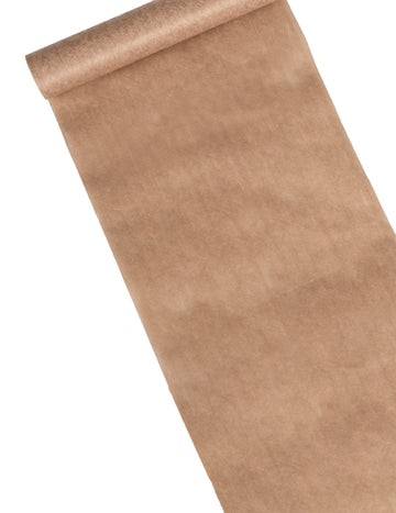 Netkaný běhoun na stůl s přírodním bavlněným efektem 28 cm x 5 m slonovinový krém