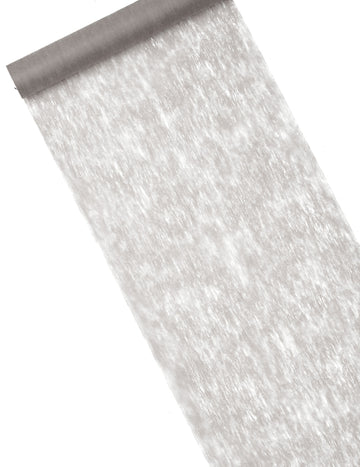 Šedý netkaný běhoun 29 cm x 10 m