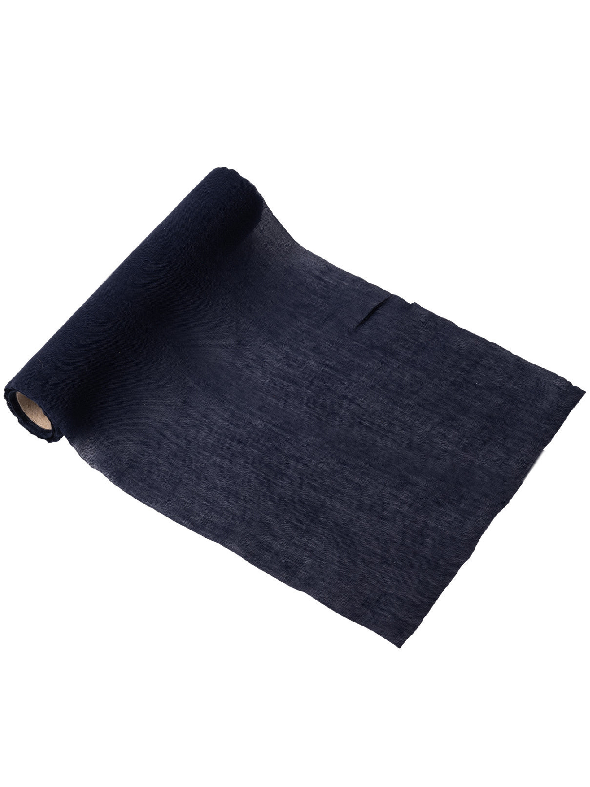 Námořnická modř mušelínový běhoun 28 cm x 5 m svatební dekorace