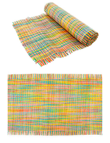 Vícebarevný matný běhoun na stůl 30 cm x 3 m pro mexickou párty