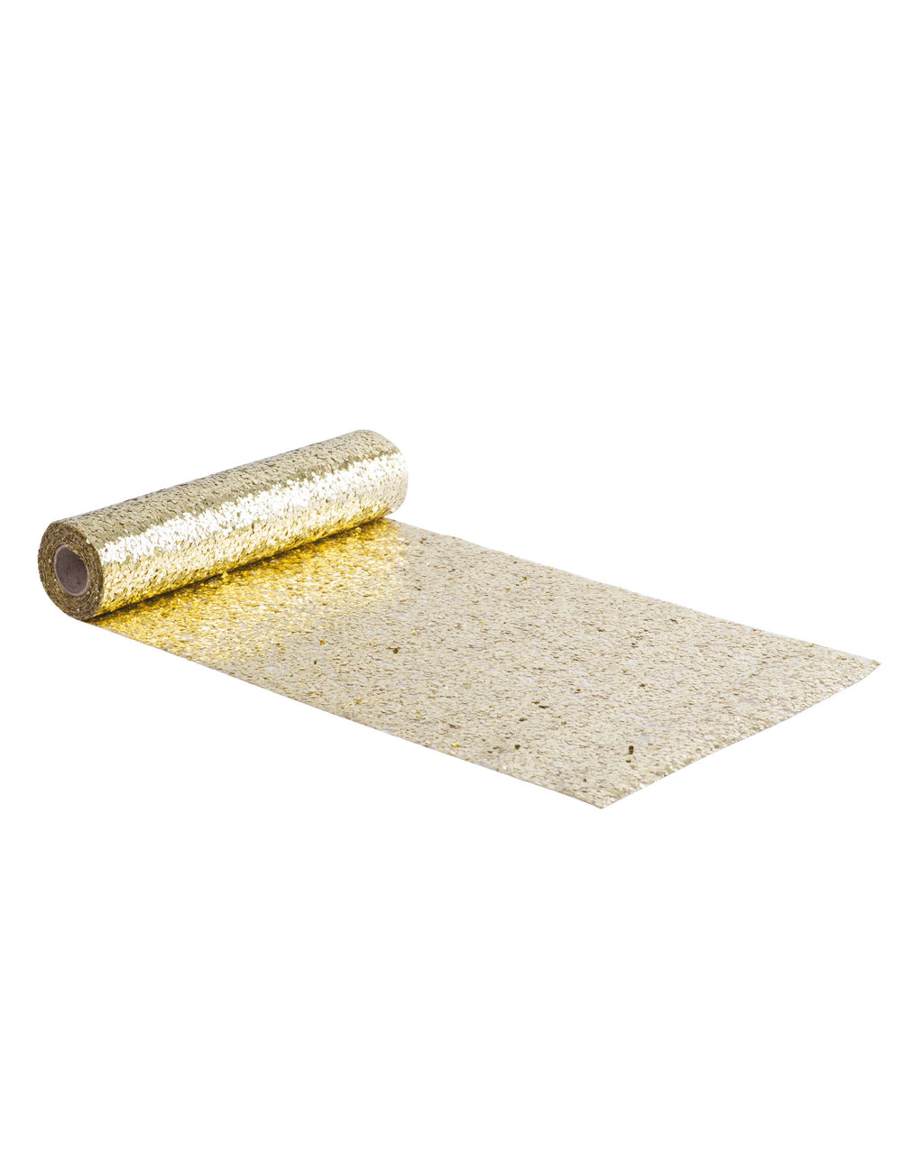 Chemin de table paillettes pour fête doré chic et brillant