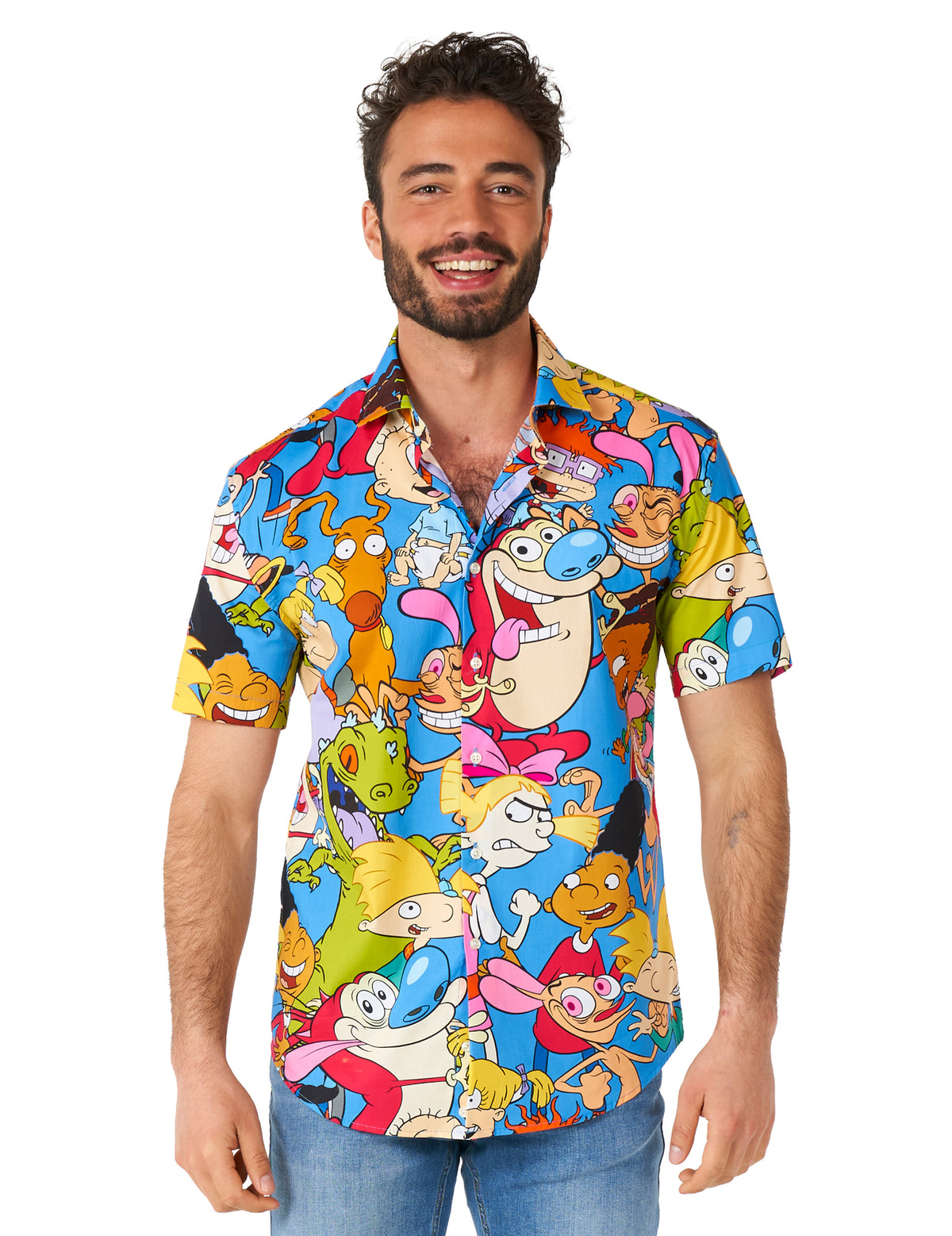Kreslená košile Nickelodeon™ z 90. let pro dospělé Opposuits™