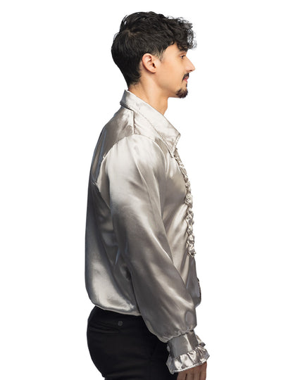 Vue de profil de la chemise disco pour homme