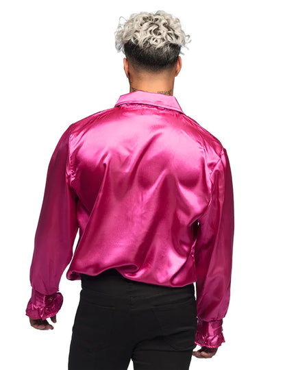 Pánské růžové disco tričko
